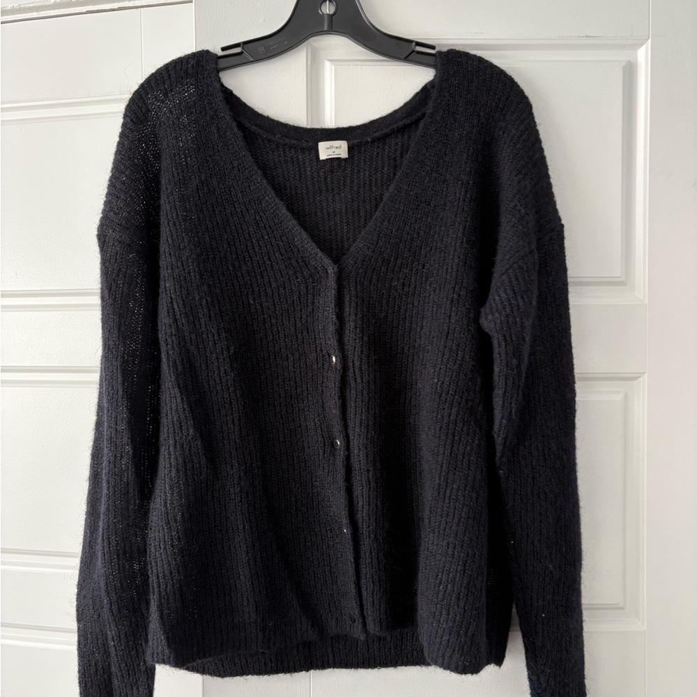 Sz M | Wilfrid ‘Back to Front Cardigan | Black